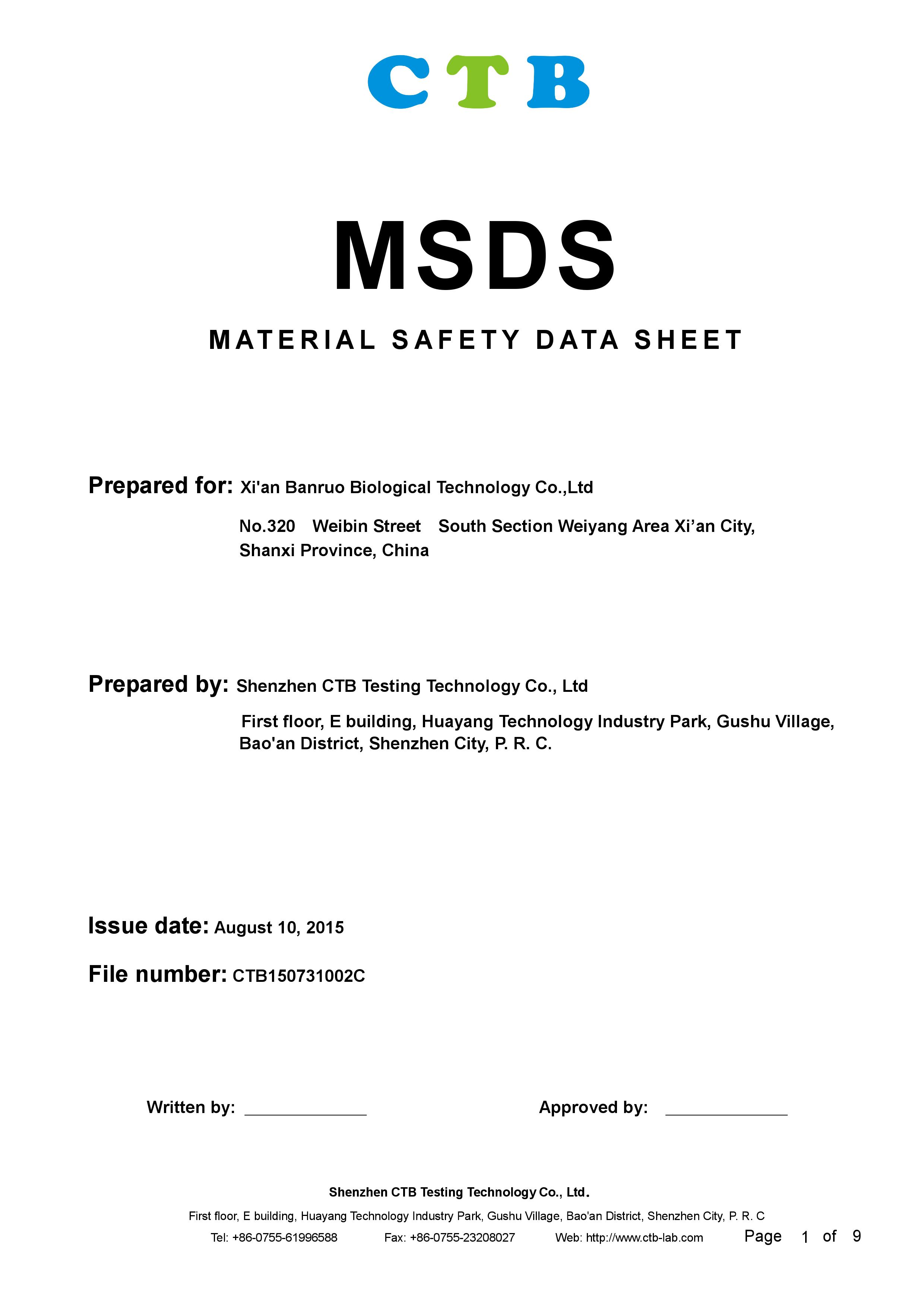 MSDS